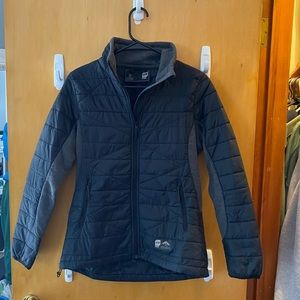 Black/Charcoal Mid-Layer Micro Puffy Jacket